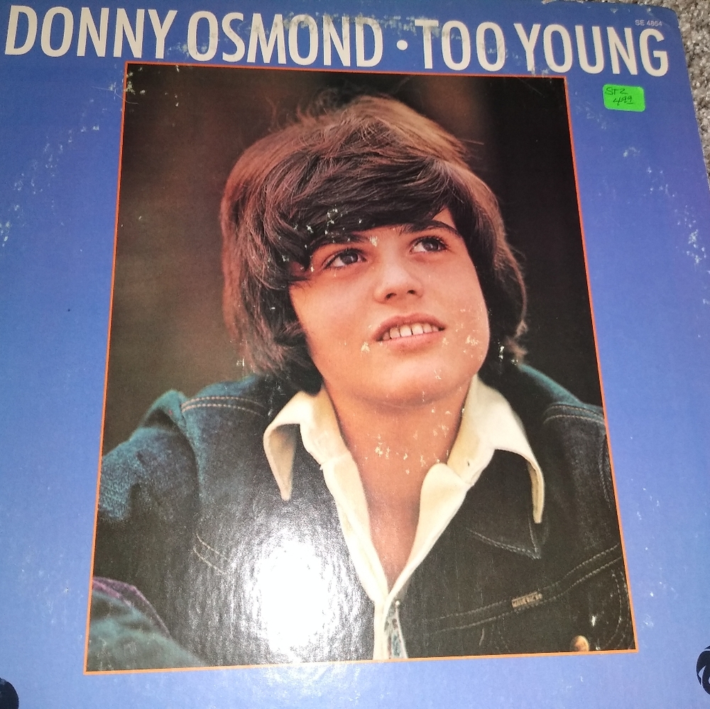 Donny Osmond "Too Young" Vinyl Record